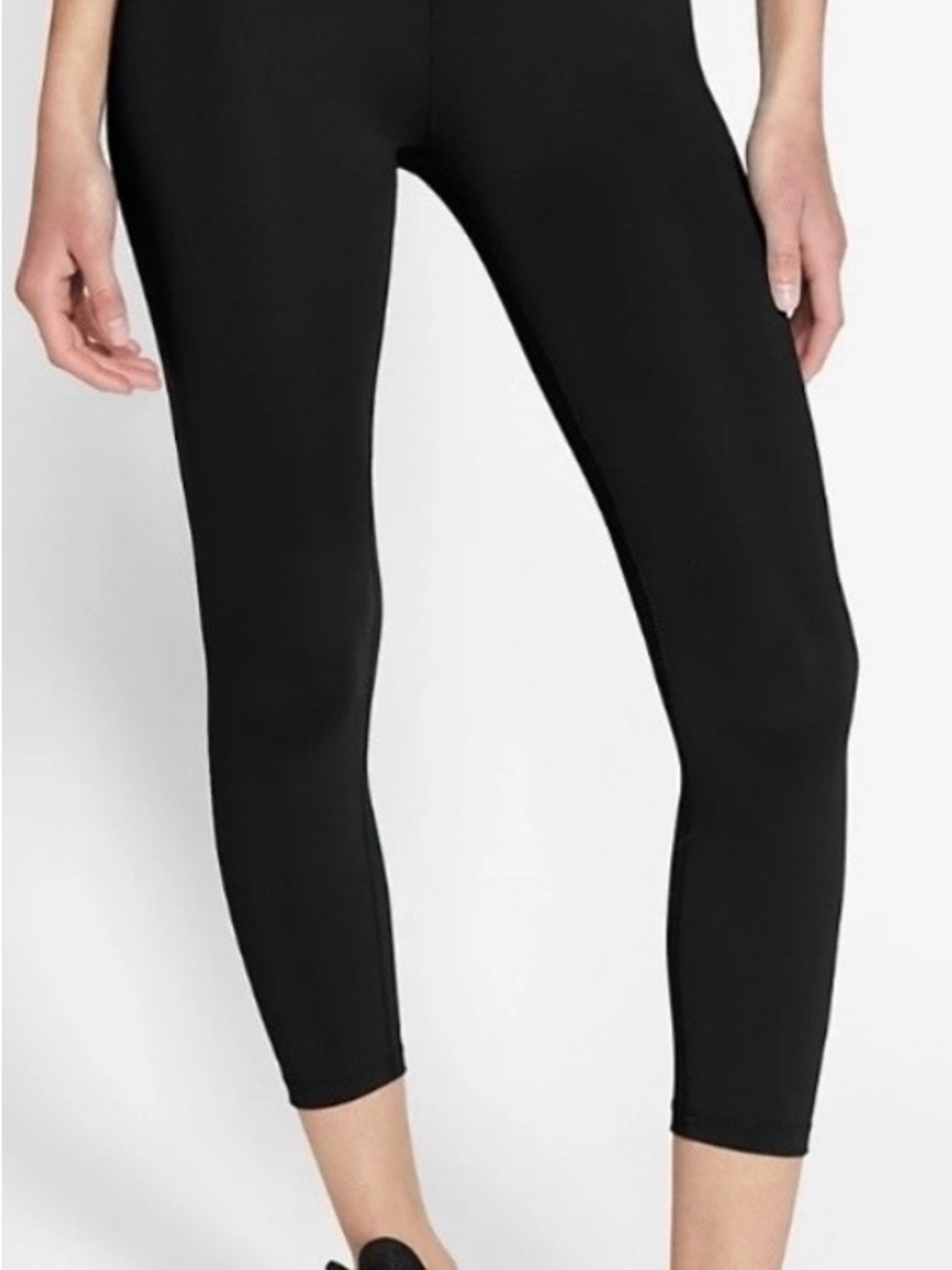 NWT Nike One Tight Fit Mid Rise Capri Length Leggings Sz L Large Athleisure - Picture 13 of 13